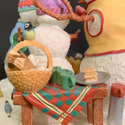 Lot 358 Lenox Campfire Friends Sculpture w/Box