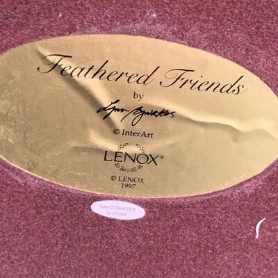 Lot 361 Lenox Feathered Friends Sculpture w/Box