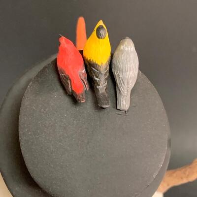 Lot 361 Lenox Feathered Friends Sculpture w/Box