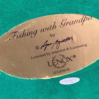 Lot 362: Lenox Fishing with Grandpa &  Snowman Ornament w/Boxes