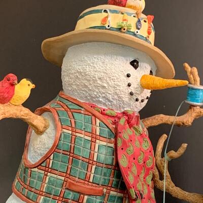 Lot 362: Lenox Fishing with Grandpa &  Snowman Ornament w/Boxes