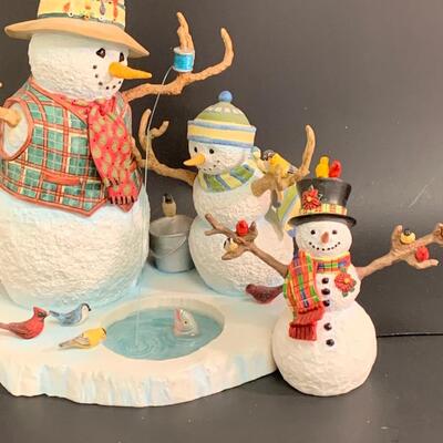 Lot 362: Lenox Fishing with Grandpa &  Snowman Ornament w/Boxes