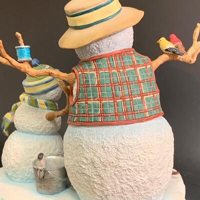 Lot 362: Lenox Fishing with Grandpa &  Snowman Ornament w/Boxes