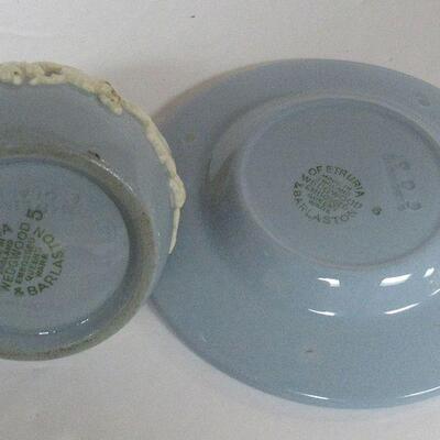 Old Wedgwood Queens Ware Ashtray and Cigarette Lighter
