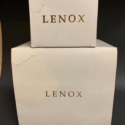 Lot 363 Lenox Best Kind of Day and Winter Fun Sculptures w/Boxes
