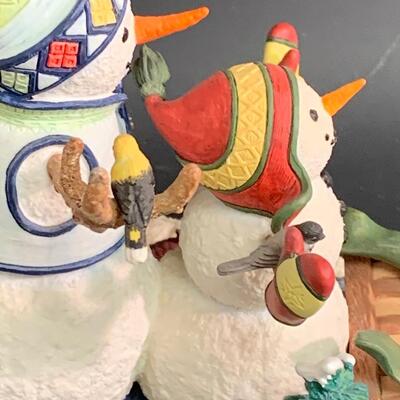 Lot 363 Lenox Best Kind of Day and Winter Fun Sculptures w/Boxes