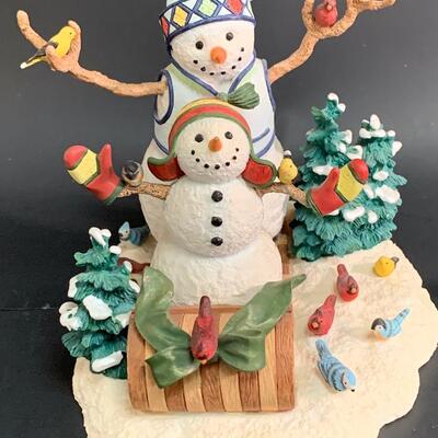 Lot 363 Lenox Best Kind of Day and Winter Fun Sculptures w/Boxes