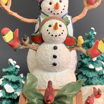 Lot 363 Lenox Best Kind of Day and Winter Fun Sculptures w/Boxes