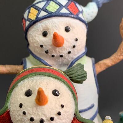 Lot 363 Lenox Best Kind of Day and Winter Fun Sculptures w/Boxes