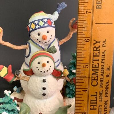 Lot 363 Lenox Best Kind of Day and Winter Fun Sculptures w/Boxes