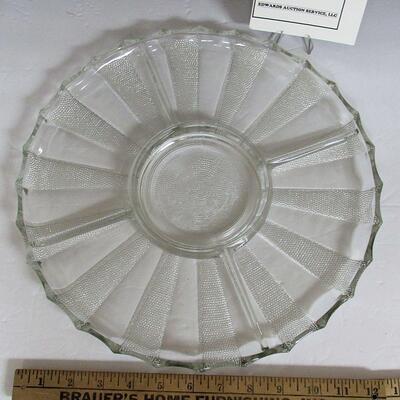Vintage Jeanette Dew Drop Divided Relish Tray