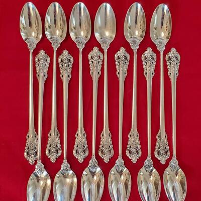 Wallace Grande Baroque Sterling Silver Flatware 177 Pieces
