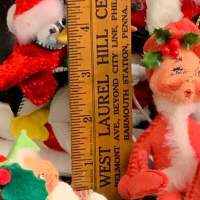 Lot 369 Annalee Dolls: Elves, Snowman and More