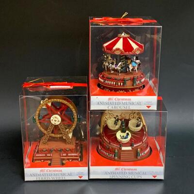 Lot 374 Mr. Christmas Animated Musical Decorations