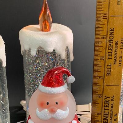 Lot 375: Coloring Changing Candles and Santa Snowglobe