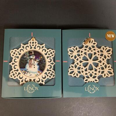 Lot 455: Lenox Ornaments and Jeweled Trees