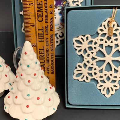 Lot 455: Lenox Ornaments and Jeweled Trees