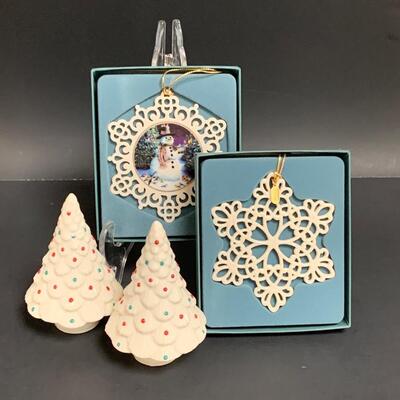 Lot 455: Lenox Ornaments and Jeweled Trees