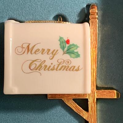 Lot 456: Vintage Lenox Ornaments