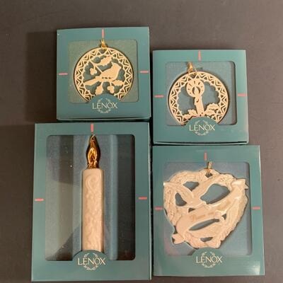 Lot 457: Vintage Lenox Ornaments