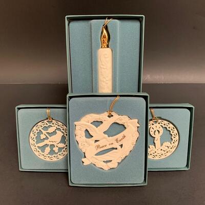 Lot 457: Vintage Lenox Ornaments