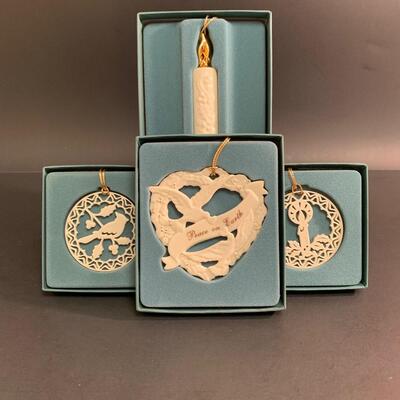 Lot 457: Vintage Lenox Ornaments