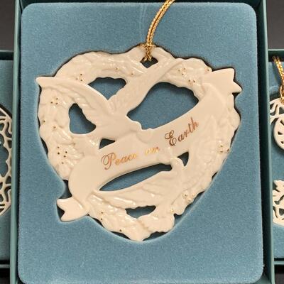 Lot 457: Vintage Lenox Ornaments