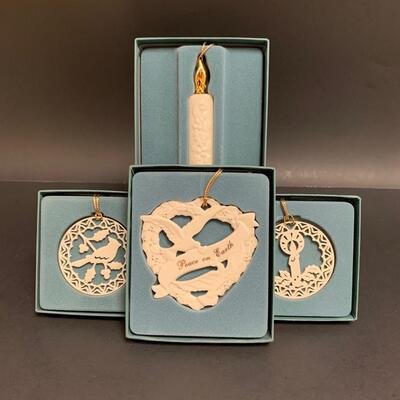 Lot 457: Vintage Lenox Ornaments