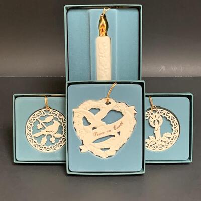 Lot 457: Vintage Lenox Ornaments