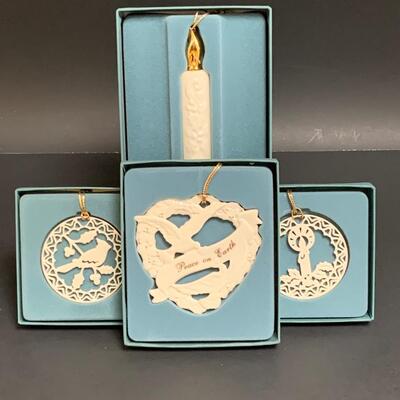 Lot 457: Vintage Lenox Ornaments
