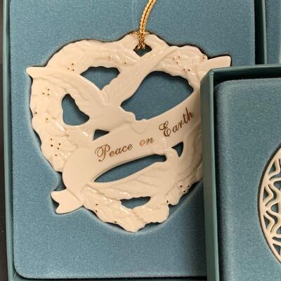 Lot 457: Vintage Lenox Ornaments
