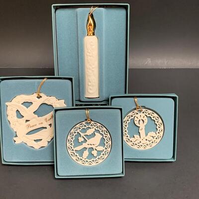 Lot 457: Vintage Lenox Ornaments