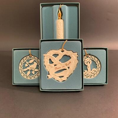 Lot 457: Vintage Lenox Ornaments
