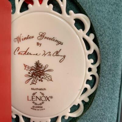 Lot 458: Vintage Lenox Holiday Bird Ornaments
