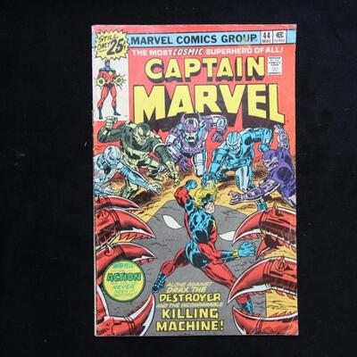 Captain Marvel #44 (1976,Marvel)  3.5 VG-