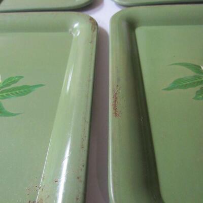 Old Tin Small Trays Set of 8