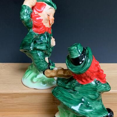 Lot 196: Vintage Lefton Leprechauns and More