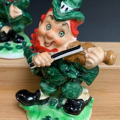 Lot 196: Vintage Lefton Leprechauns and More
