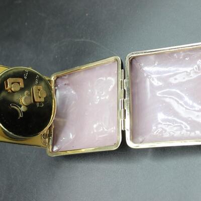 Antique Linder Made in Japan Windup Travel Alarm Clock