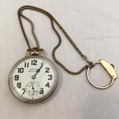 Hamilton 992b Railway special 21J 10k goldfield 16s RR pocket watch