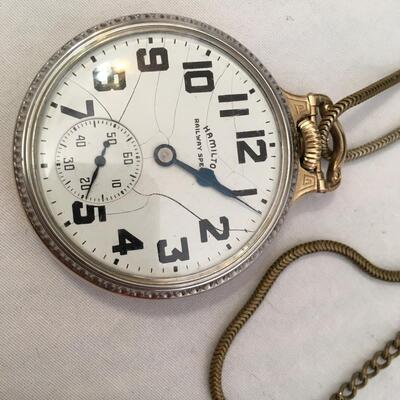 Hamilton 992b Railway special 21J 10k goldfield 16s RR pocket watch