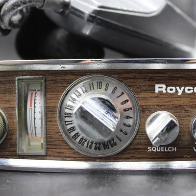 Vintage Royce 23 Channel Mobile CB AM Radio 1-600B with Microphone