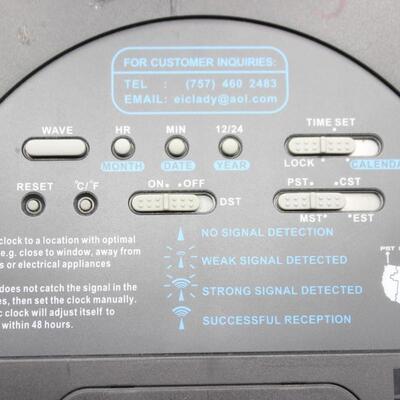 Sky Scan Atomic Clock Electronic Wall Clock