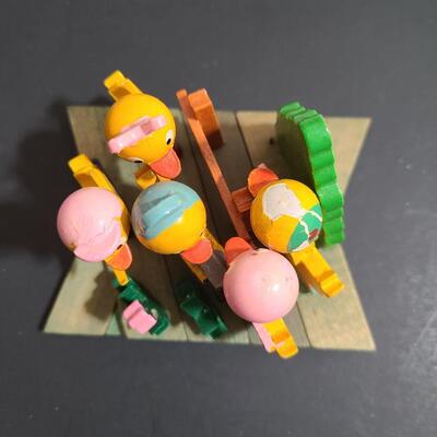 Lot 188: Three Vintage Japan Expanding Diorama Spring/Easter Sets