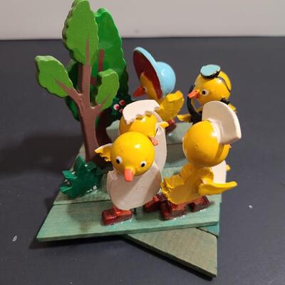 Lot 188: Three Vintage Japan Expanding Diorama Spring/Easter Sets