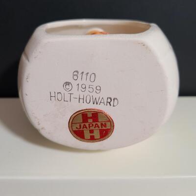 Lot 187: Rare Vintage Howard Holt, Japan,  Igloo "Peeker" Candle Holder