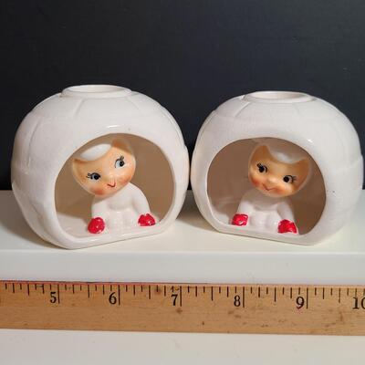 Lot 185: Vintage Japan Candle Holders by Howard Holt
