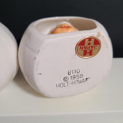 Lot 184: Pair of Candle Holders: Vintage, Howard Holt, Japan, Rare