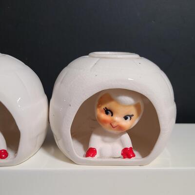 Lot 184: Pair of Candle Holders: Vintage, Howard Holt, Japan, Rare