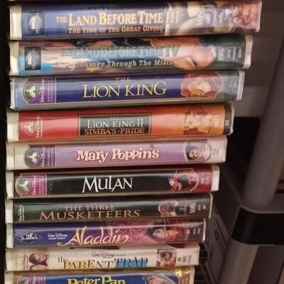 Vintage Disney VHS tapes, Jungle Book thru Winnie the Pooh